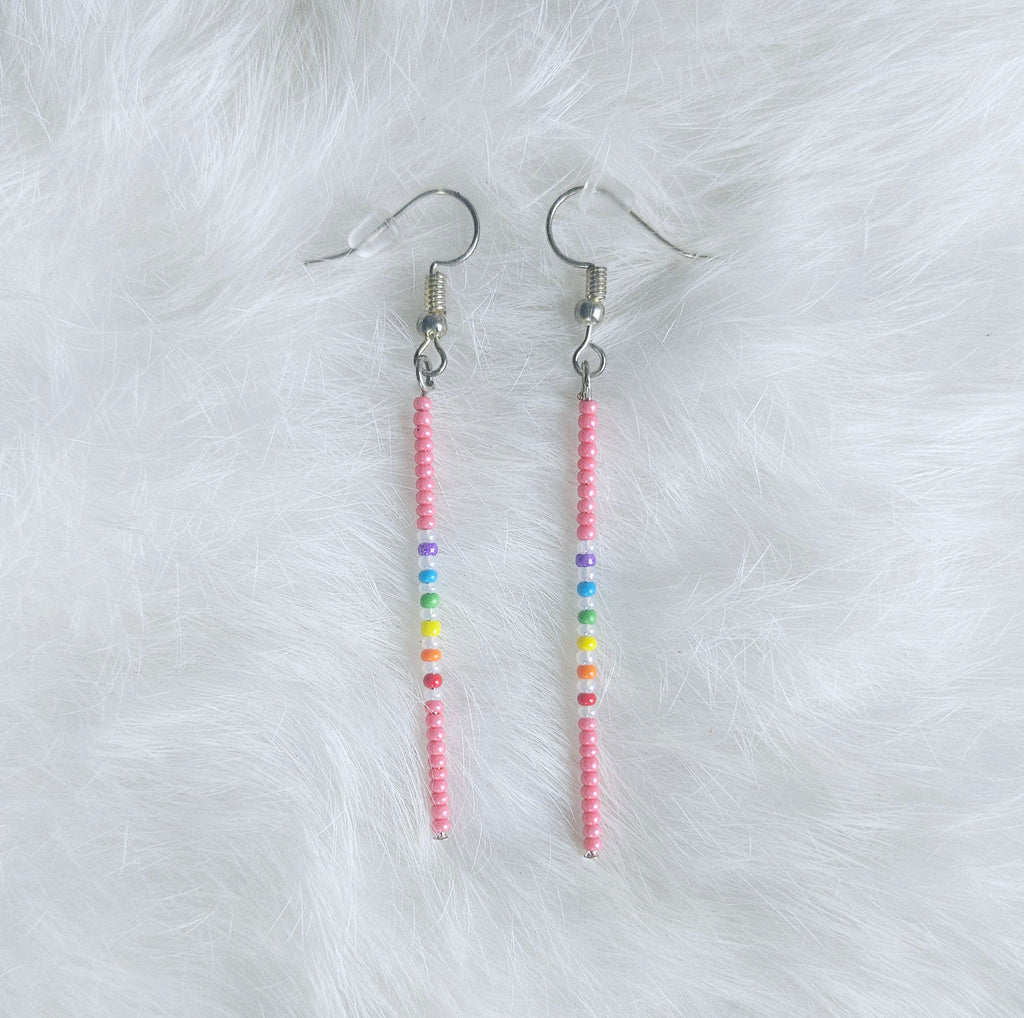 Rainbow Pin Earrings
