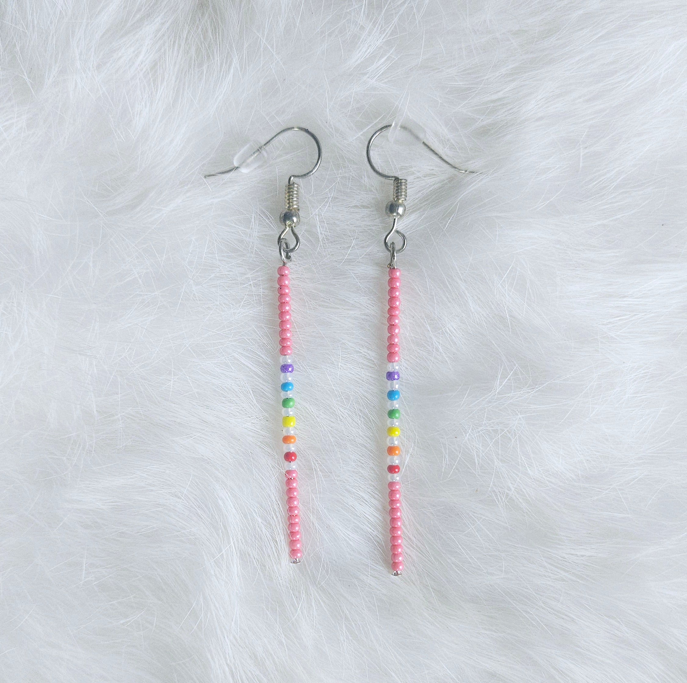Rainbow Pin Earrings
