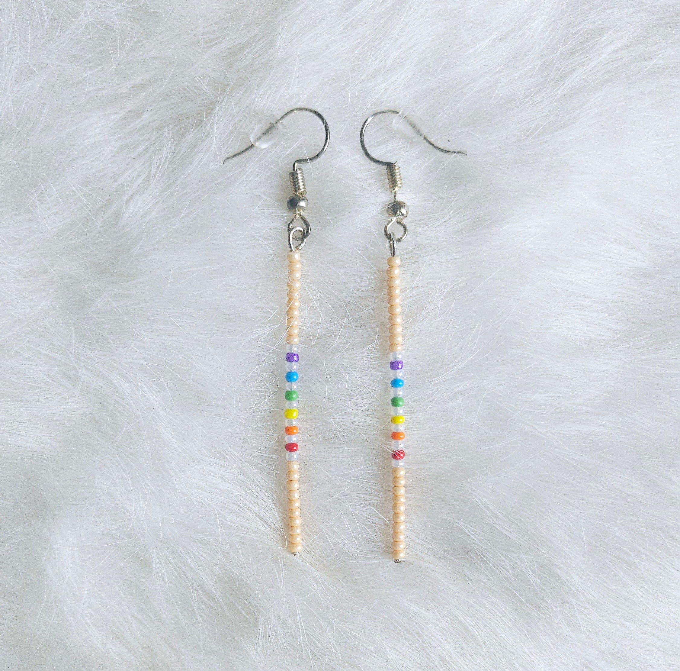 Rainbow Pin Earrings
