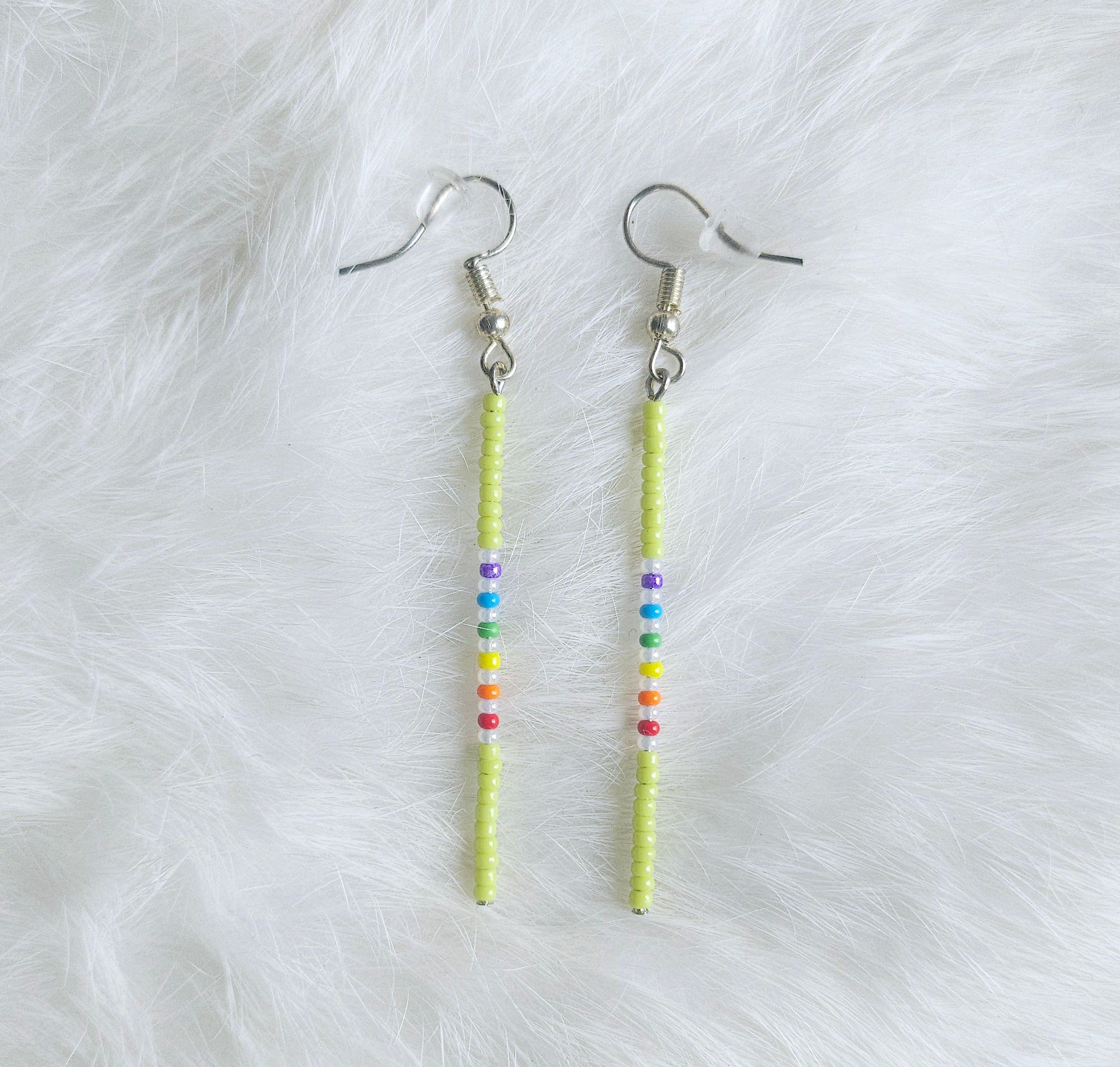 Rainbow Pin Earrings