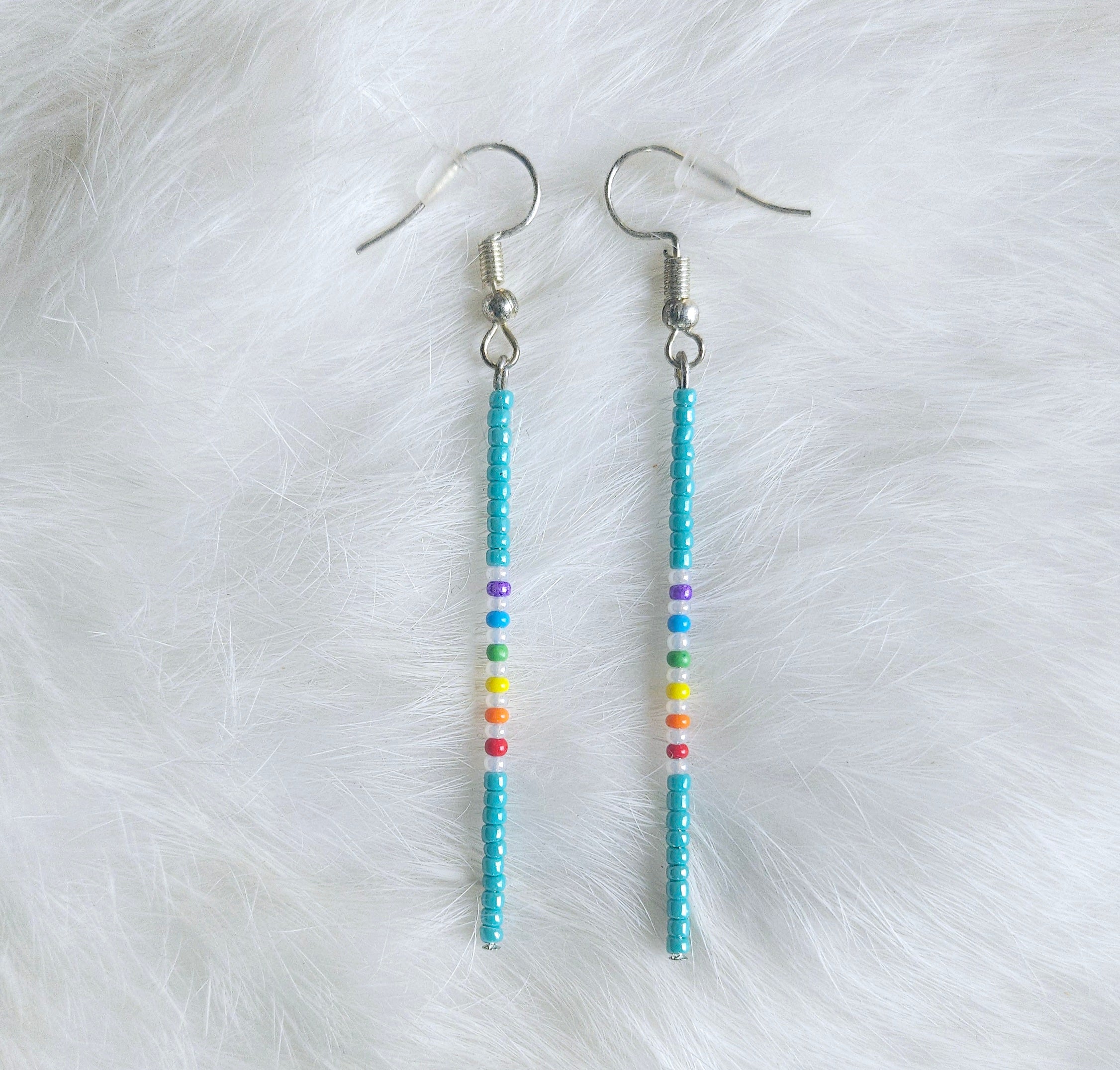 Rainbow Pin Earrings
