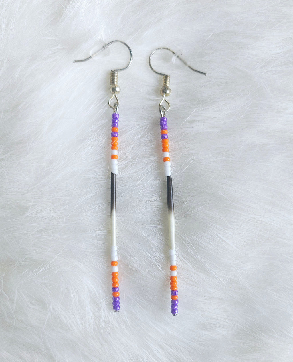 Porcupine Quill Pin Earrings