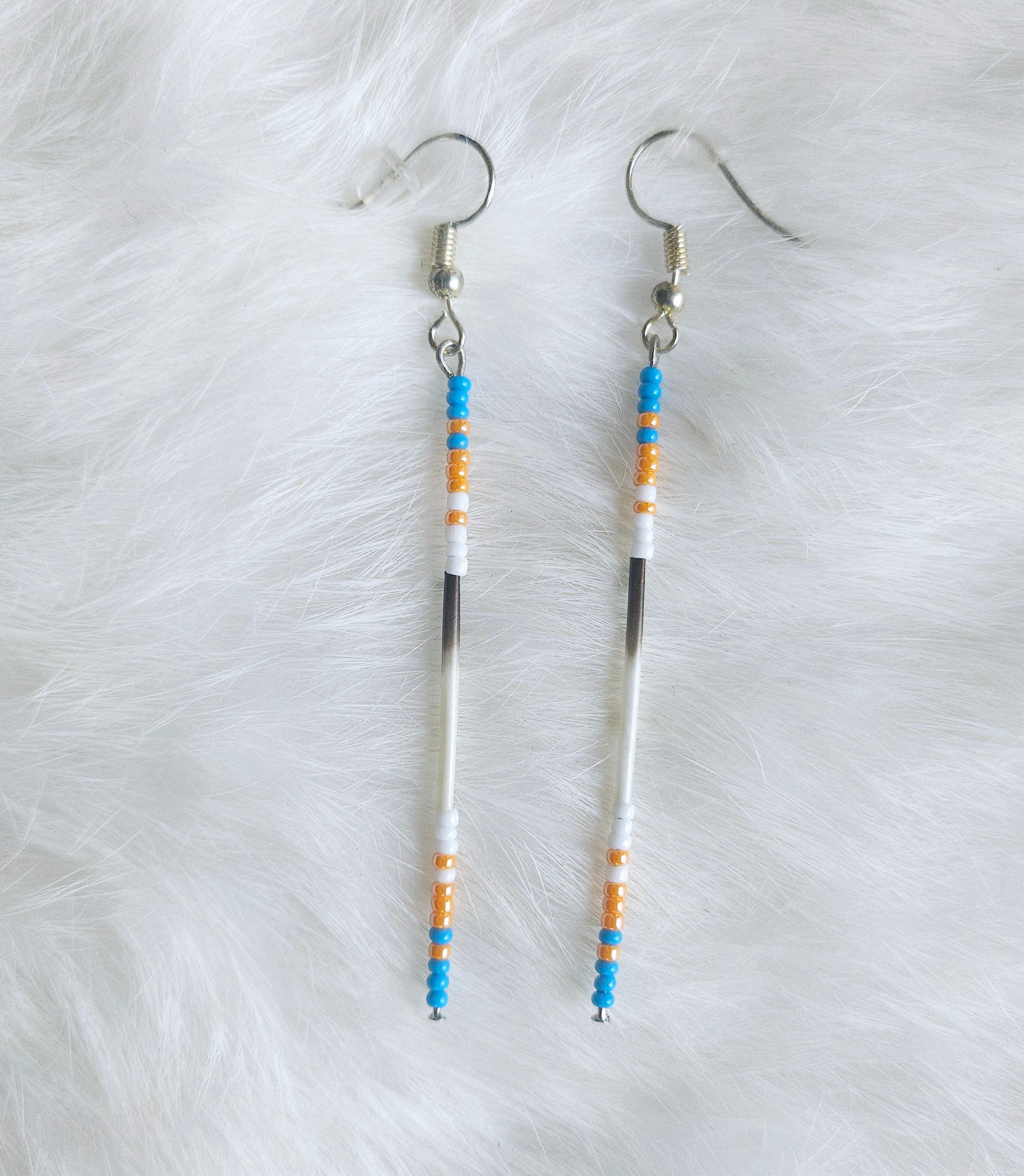 Porcupine Quill Pin Earrings