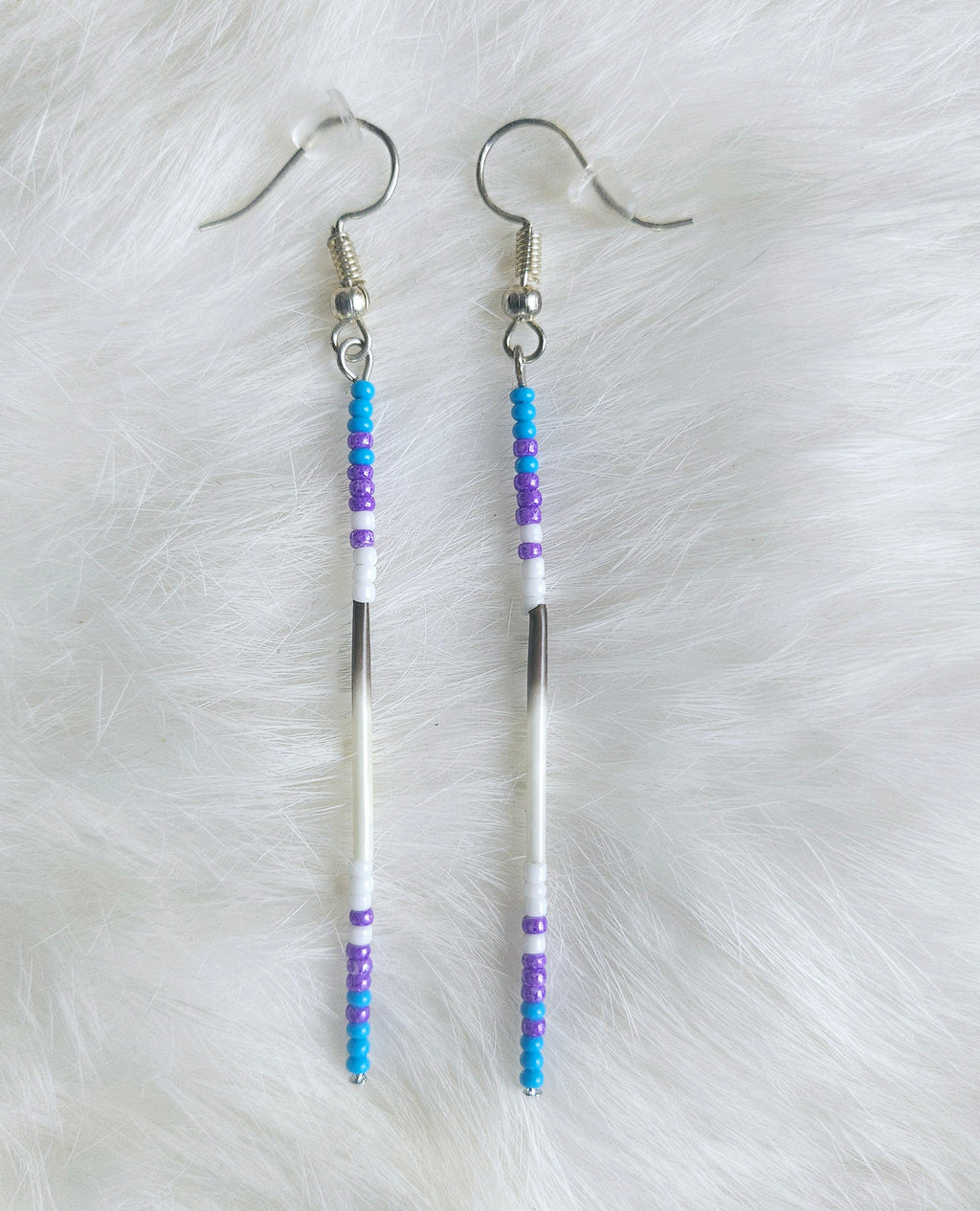 Porcupine Quill Pin Earrings