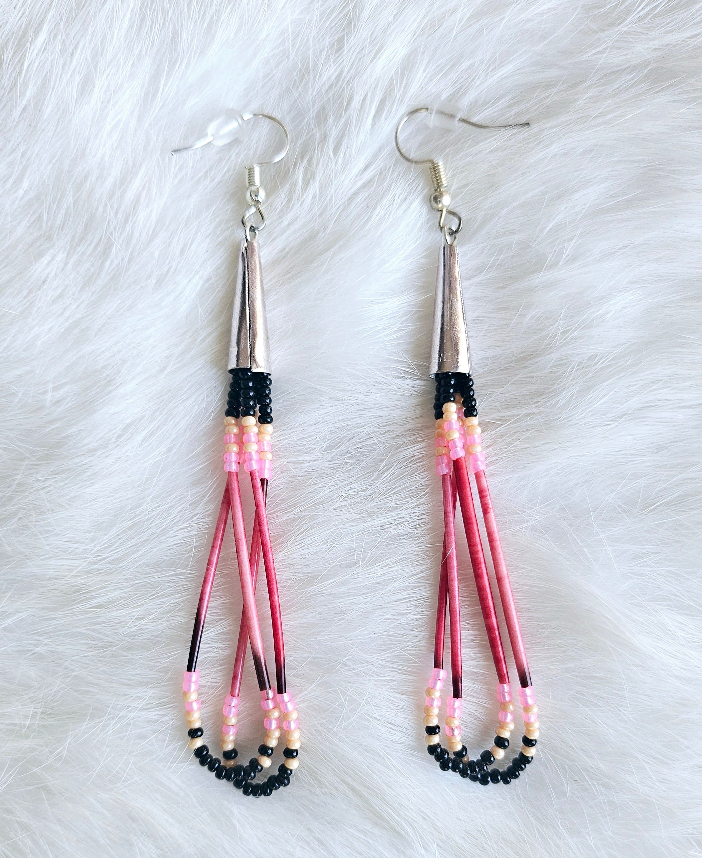 Porcupine Quill Loop Earrings