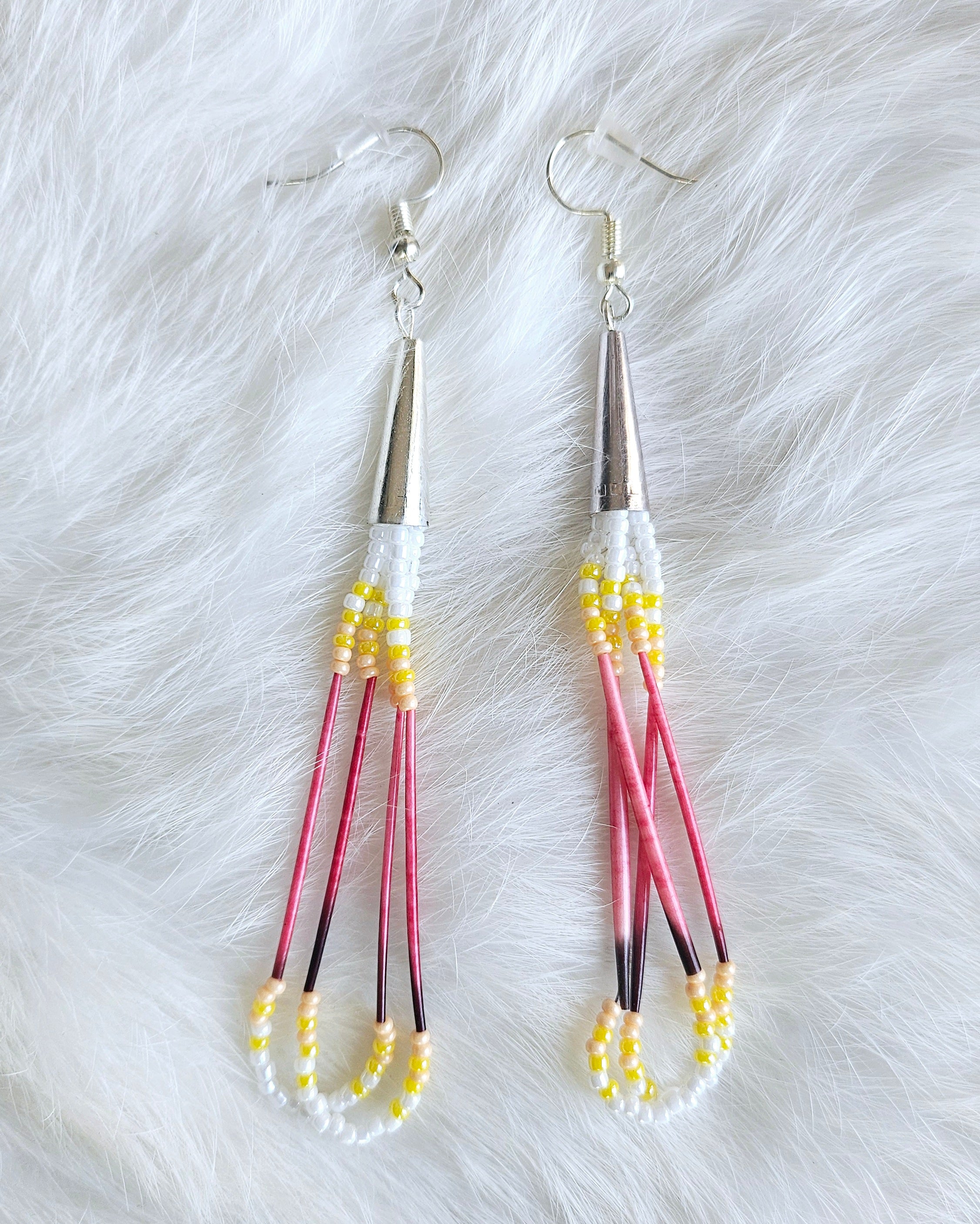 Porcupine Quill Loop Earrings