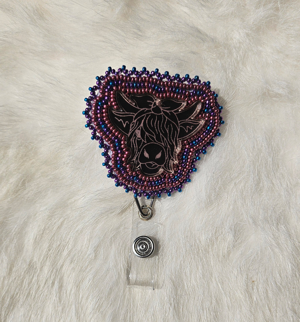 Highland Cow Badge Reel