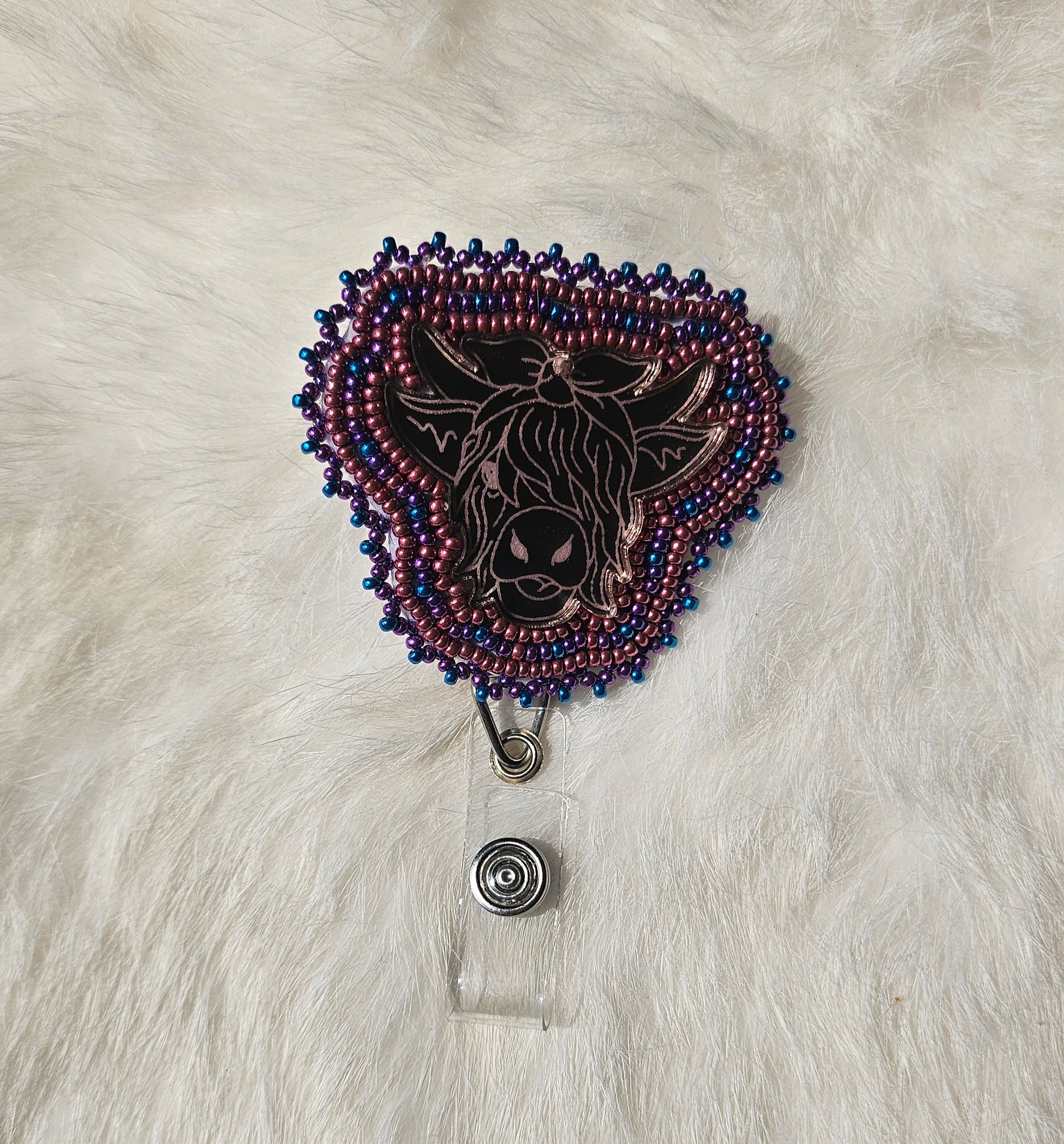 Highland Cow Badge Reel