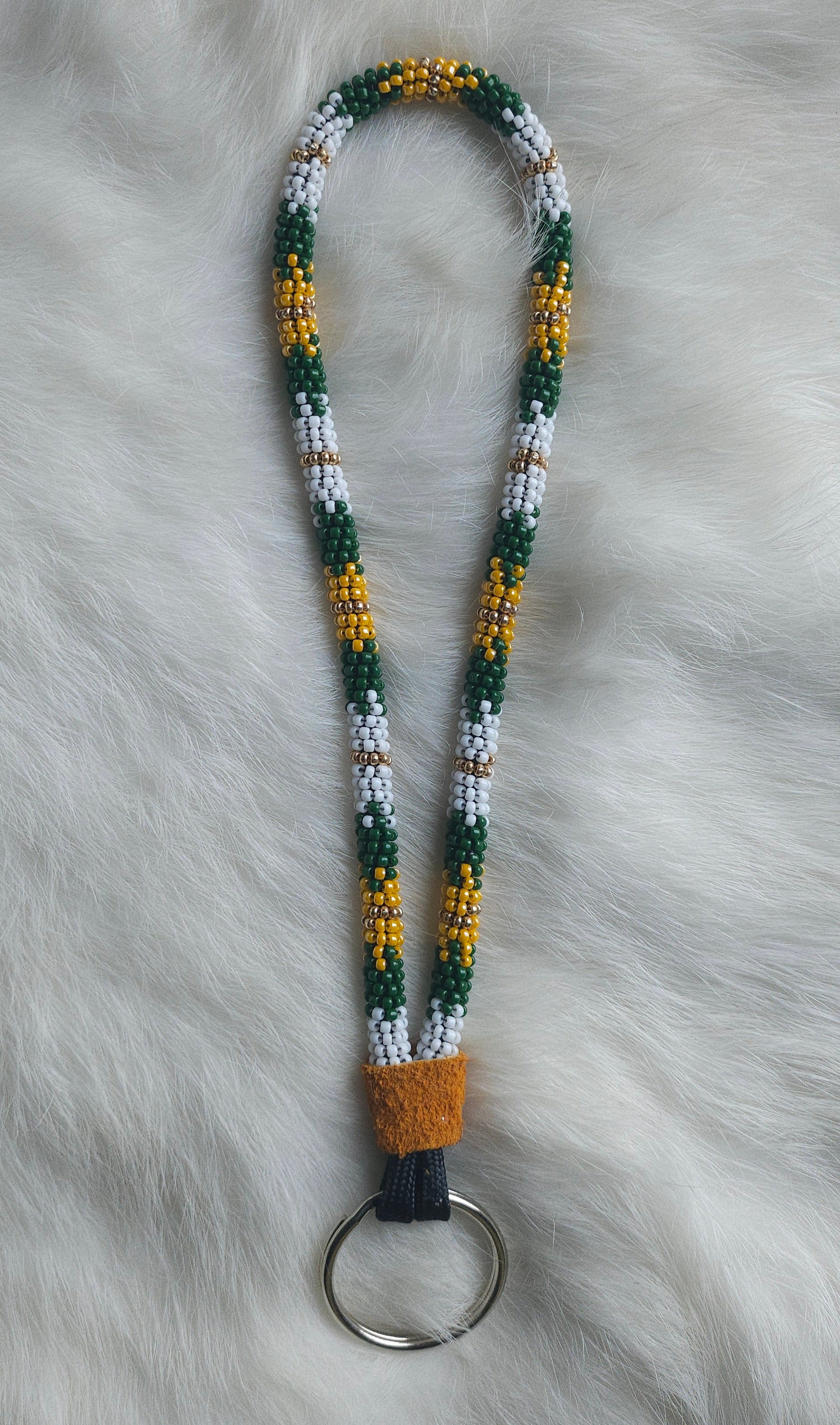 Green & Gold Wristlet