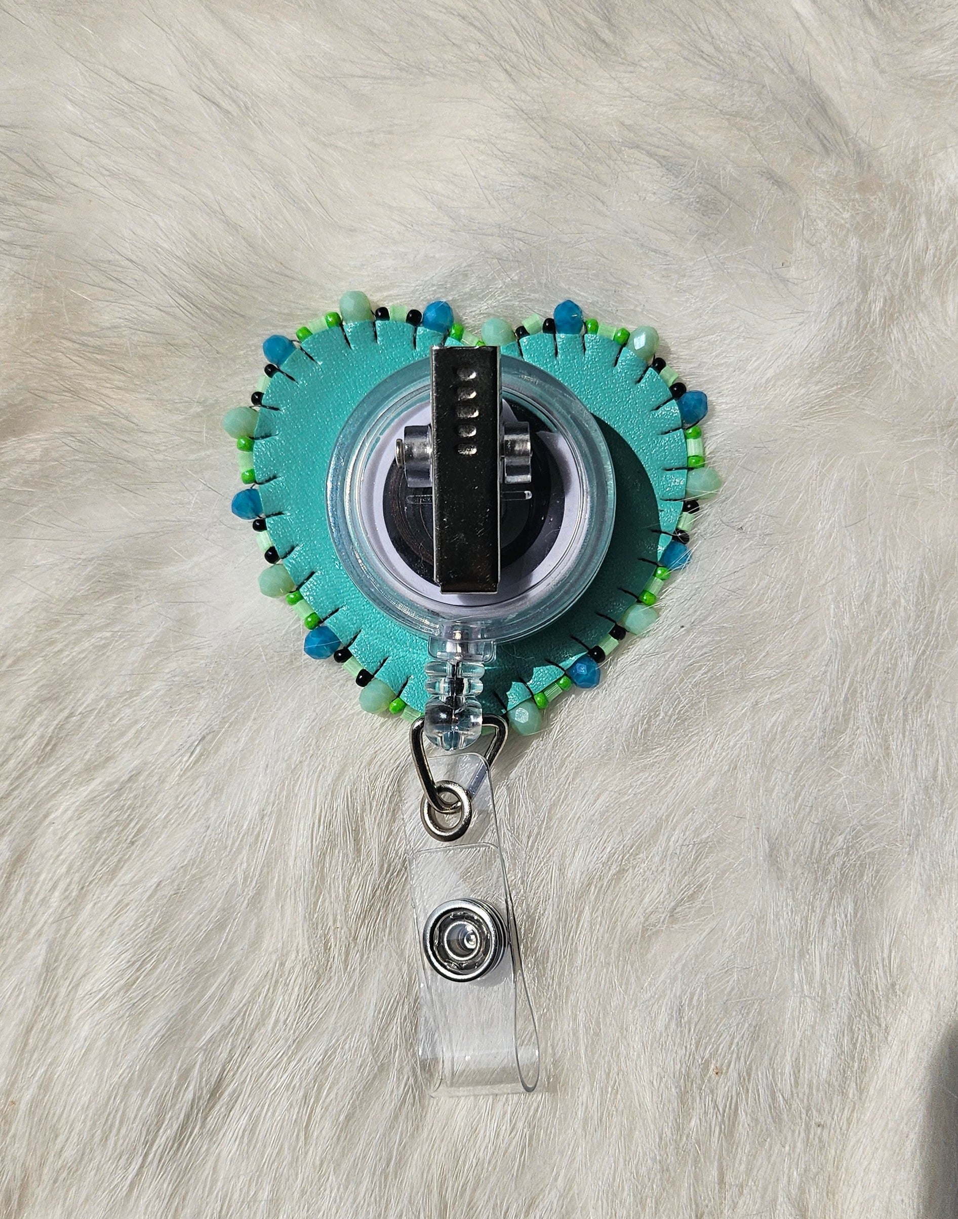 Matte Heart Badge Reel