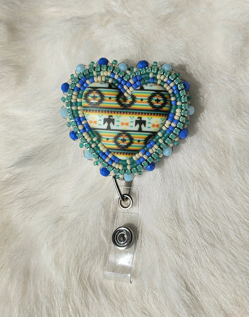 Matte Heart Badge Reel