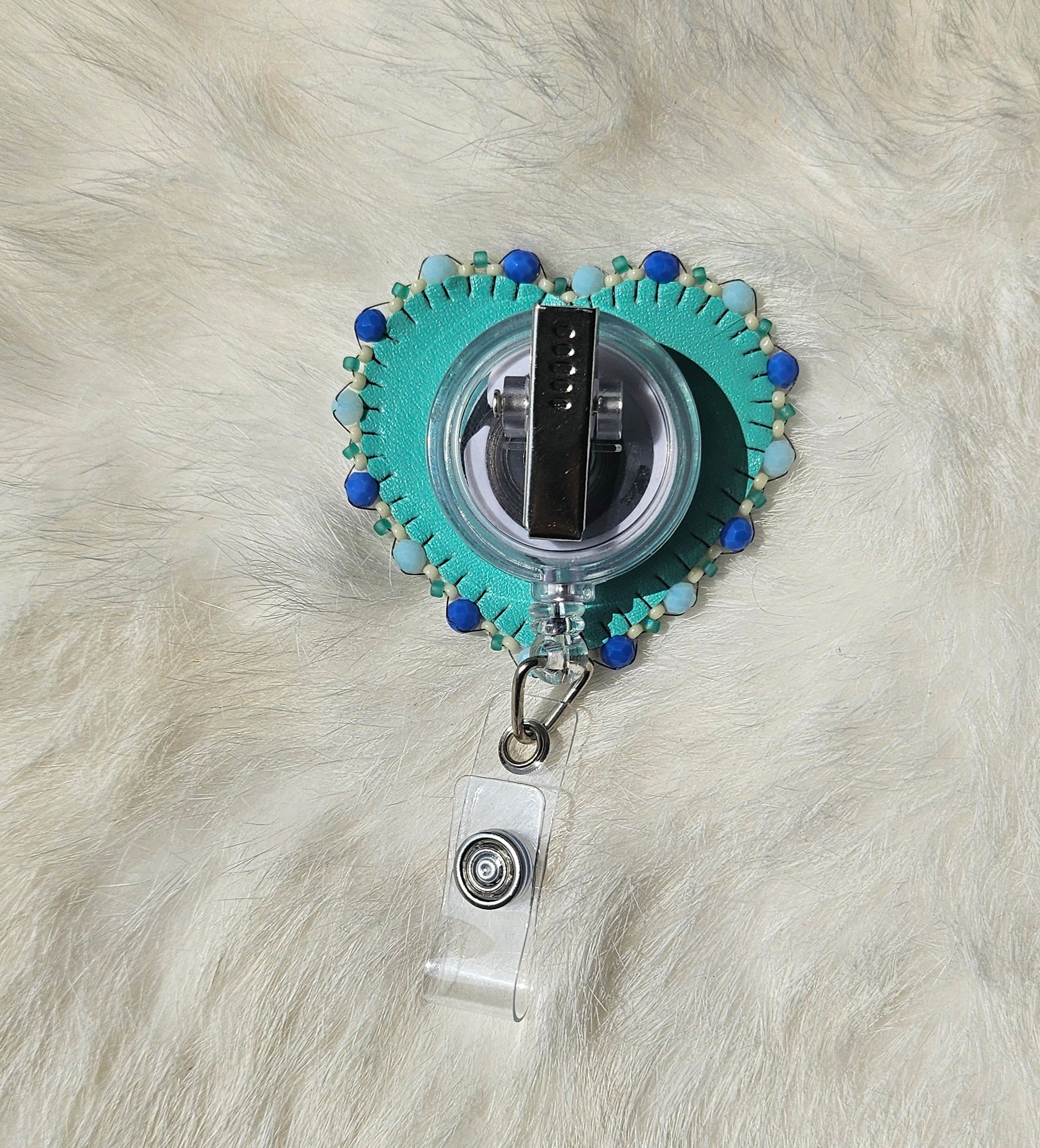 Matte Heart Badge Reel