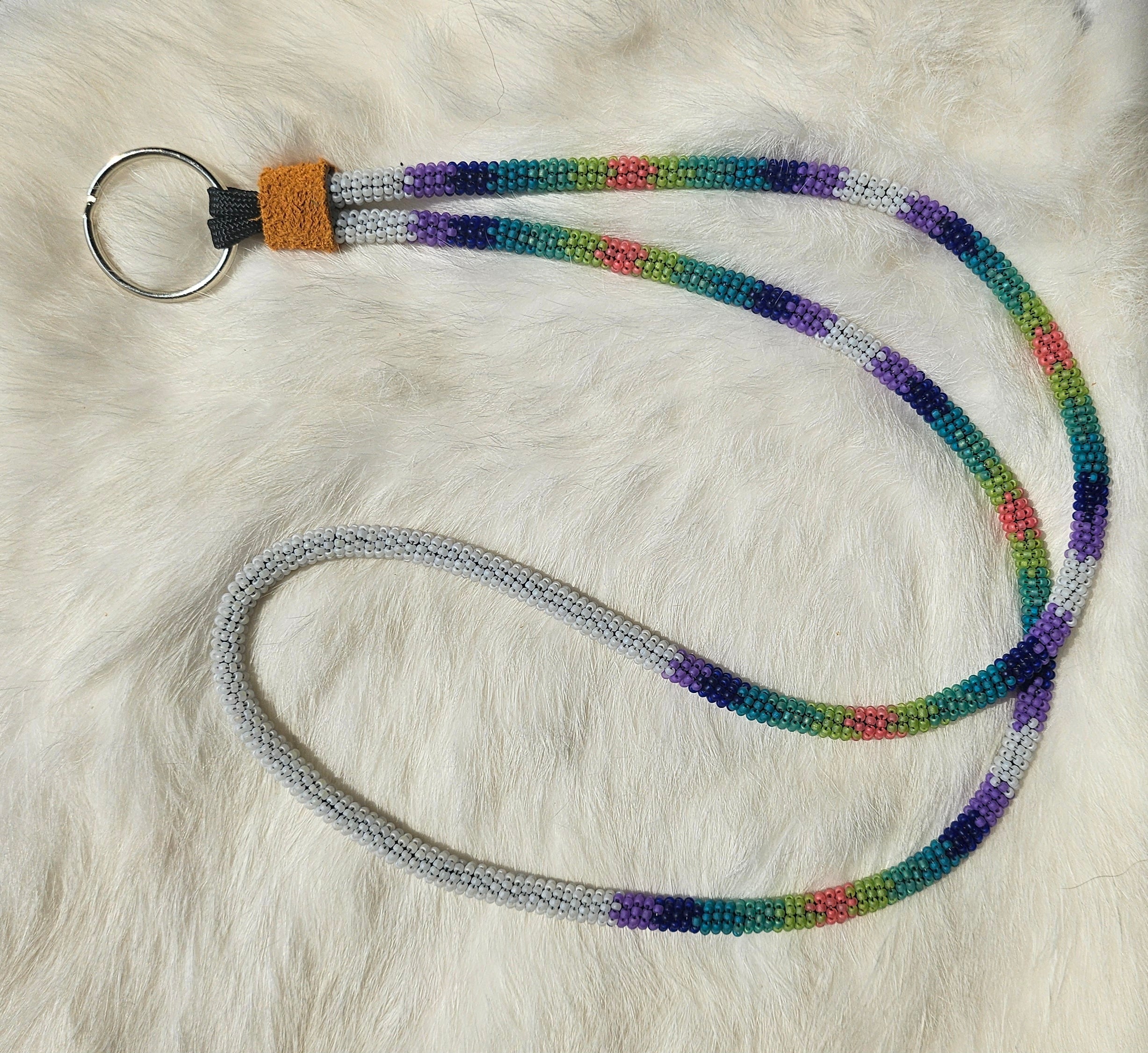 Matte Multicolored Lanyard